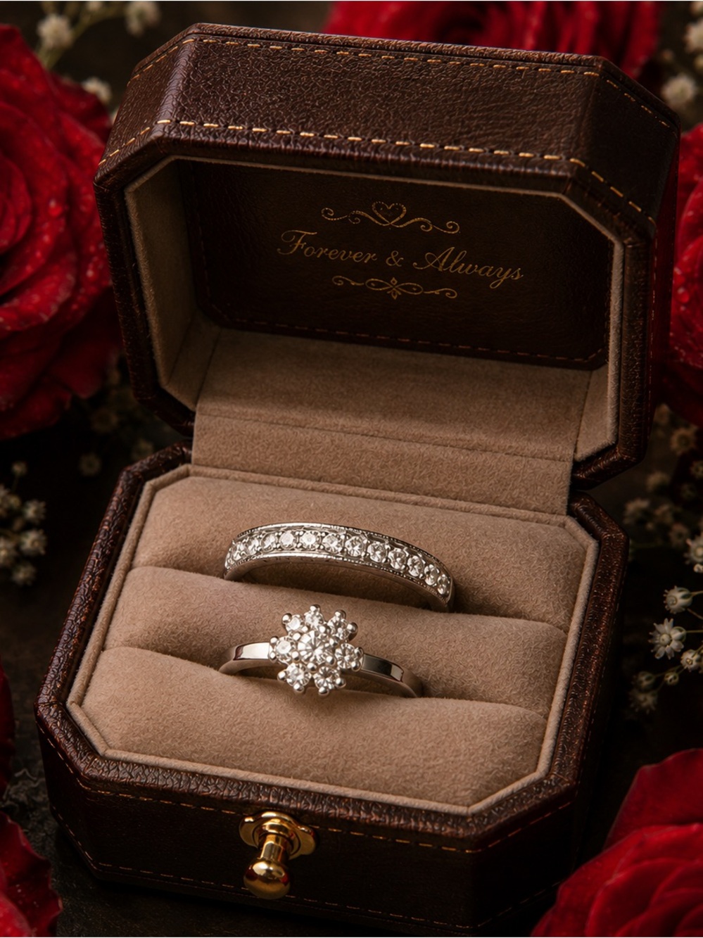 18K GOLD DIAMOND RING